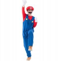 Korbi Mario Jelmez Farsang Halloween Jelmez M (KOSTIUM STRÓJ BLUZKA SPODNIE MĘSKI M)
