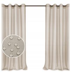 Spod Igły i Nitki Kerti Függöny Kerek Átvezetők Kész Terasz Vízálló 140 x 2 (zasłona gotowa tarasowa na przelotkach)