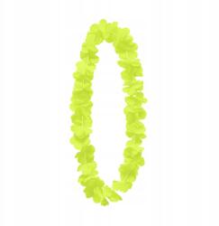 PartyPal Hawaii virágos nyaklánc sárga Aloha hawaii partyhoz 100cm (PP512307)