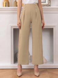 Shein IC15310 Shein Elegáns Díszített Nadrág S