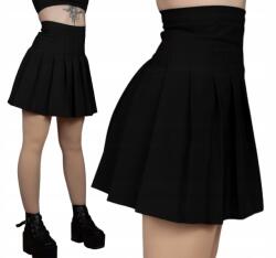  Tennis Skirt fodros szoknya Lengyel fekete goth cosplay mini (zpf02271)