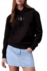 Calvin Klein Női kapucnis pulóver Calvin Klein fekete melegítő logó hímzés kényelmes méret S (J20J223536 BEH)