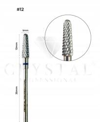 Crystal Professional Keményfém Marógép „lekerekített Kúp 5, 0 mm Crystal Professional #12 (FZ-12)