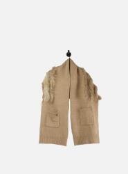 Liu Jo bézs szőrme sál, akril, gyapjú, 180cm hosszú (425638)