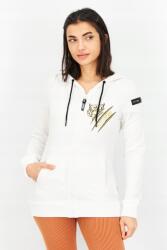 Plein Sport Fehér Logózott Cipzáras Pulóver (L) (593555)