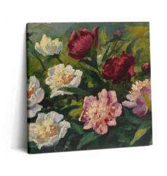 Wallfluent Vászonkép Látványos Vendégszoba Festett Gyönyörű Virágok (010030010270000276852)