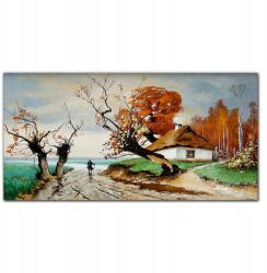 Coloray Vászon falikép Fali kunyhó fa 100x50 cm (010030010010000018893)