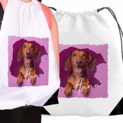 Wyczaruj Prezent Táska Hátizsák Iskola Név Tacskó Kutyus Kutya Iskola Ajándék Születésnap