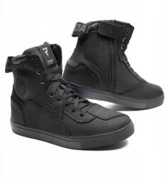 Rebelhorn Vandal Black Black Sole Bőr Motoros Cipő 38-AS