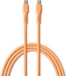 Colorum CK60-CC-14 Type-C - Type-C kábel 3A 1.8m - barackszín - bluedigital