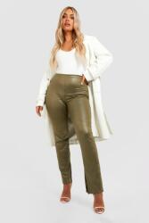 Boohoo Viaszolt Khaki Leggings (54) (GZZ35429-135)
