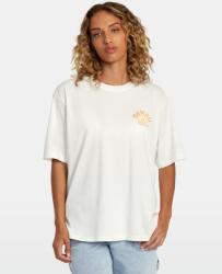 RVCA Krémszínű Oversize Póló Nyomott Mintával (s) (589507)