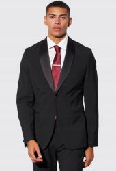 Boohooman CC15217 Boohoo Fekete Slim Fit Férfi Blézer (31) 50