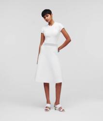 KARL LAGERFELD Fehér MIDI Ruha Logo (s) (231W1359101S)