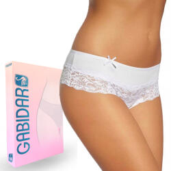 Gabidar Női alsónadrág Gabidar rövidnadrág 096 fehér M (Wygodne i seksowne majtki)
