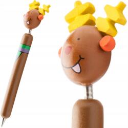 Anda Present Fából Készült Karácsonyi Golyóstoll Rénszarvas (AP809348-09)