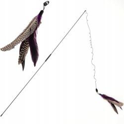 Zooplus Bird Hosszú XXL horgászbot macskáknak játék valódi tollakkal 190cm (4054651003602)