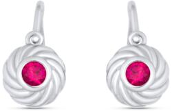 Gyermek fülbevaló fehéraranyból cirkóniákkal Elowyn