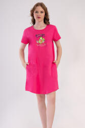 Vienetta Női rövid ujjú hálóing Plus Size 4092100000 Vienetta 4XL fukszia