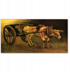 Coloray Van Gogh babakocsi és ökör vászonkép 100x50 cm (010030010010000017574)