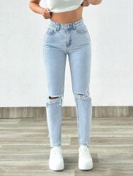 Shein Petite Farmer Nadrág, Size XXS, 100% pamut, kék