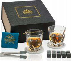 Kanars Ajándék szett whiskyhez 2 db Kristályos Pohár (A002853)