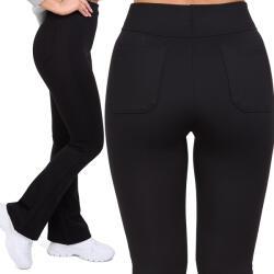 M. Sara 355_ M. Sara Női nadrág leggings harang széles szárú _S/36