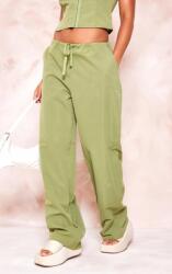 Prettylittlething Olívazöld Hosszú Szárú Nadrág Sima Kötés Prettylittlething 38