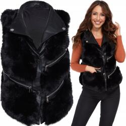 S'west 534_ S/36 _szőrme Mellény Öko Bőr Zippa - allegro - 10 965 Ft