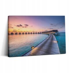 Wallfluent Vászonkép Canvas Klasszikus Edzőterem Naplemente Maldív-szigetek 30x20 cm (010030010150000074677)