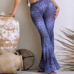  Club L Kétszínű Harang Mintás Nadrág (36) (579980)