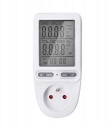 Solight digitális áramfogyasztásmérő, nagyméretű kijelzővel (DT27)