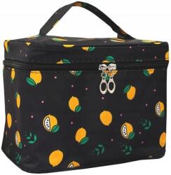 EdiBazzar Utazótáska rendszerező fekete tágas kézitáska Kozmetikai táska vízálló (E27)