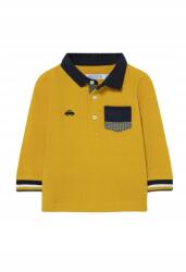 Mayoral fiú sárga pólóing, hosszú ujjú, pamut méret (2139 51)