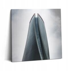 Wallfluent Fotó-Vászonkép Canvas A dolgozószobába Gyönyörű felhőkarcoló Milánóban 60x60 cm (010030010270000075564)