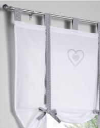 Bonprix 140/120 Szív Mintás Pamut Függöny (938513)