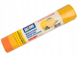Raz Dwa Szemeteszsák 60L 10DB/TEKERCS Ldpe Fólia Illatosító Szalaggal Sárga (WRT60L/10/ZAP)