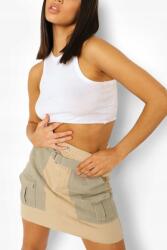 Boohoo Y2D219*BOOHOO Egyenes Bézs Szoknya 34 Xs B01