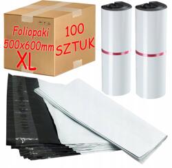PAKO Futártasakok 500x600 mm XL Csomagoláshoz Fehér Fóliatasak 100 db