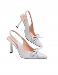 Shein Shiein Szürke Magassarkú Lakkozott Orrú Magassarkú Cipő 36__36 (sx25032568736613616)