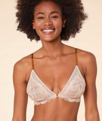 Etam Háromszög Kosaras Csipke Melltartó, Size 70D, bézs (558712)