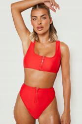 Boohoo EC45315 Boohoo Piros Bikini Alsó Cipzár (30) L
