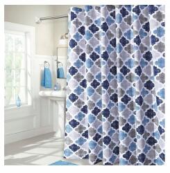  Zuhanyfüggöny 180X180CM Geomatrikus Mintás (6917485859730)