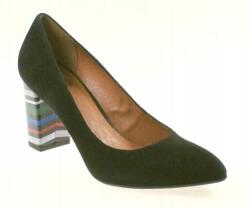 Fabio Fabrizi 734 Fekete Velúr Cipő 38-AS Méret (734)