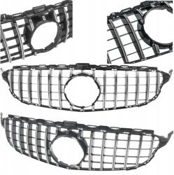Mertt Mercedes C W205 13-18 Grillrács Első Hűtőrács Panamericana Króm