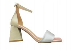 DAMISS szandál DS-677/2/A, Fehér/Rózsaszín/Bézs, méret 40 (DS-677/2/A)