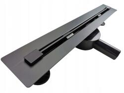 A4H Lineáris lefolyó Slim Fekete 120 cm (A4HO120OSBL)