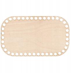 Loveart Kosár alj alap ovális 15x25cm Horgolható rétegelt lemez táska alja (2125)