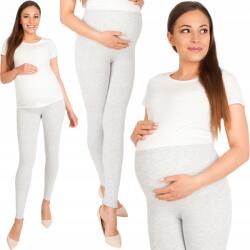 Przyszła Mama Varrat Nélküli Kismama Leggings Paneles Hosszú Leggings Terhes Nők Számára Szürke S (LEGGINSY CLASSIC SZARE)