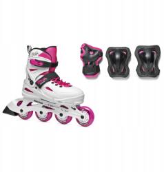 Rollerblade Gyerek görkorcsolya Rollerblade Fury Combo roz. 36.5 -40.5 (230 mm) +védők (07373600T1C)